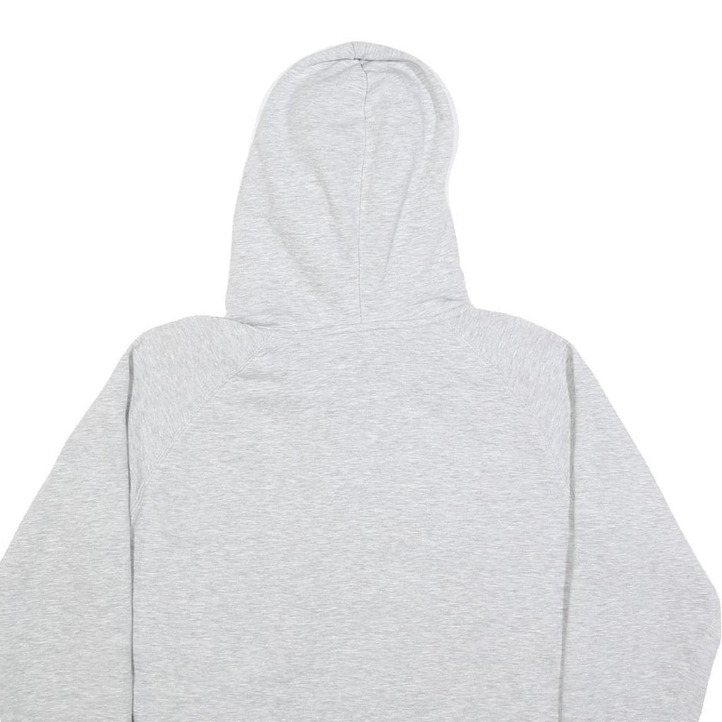 THE NORTH FACE Womens Grey Hoodie L Cotton Blend Casual Pullover Sweatshirt