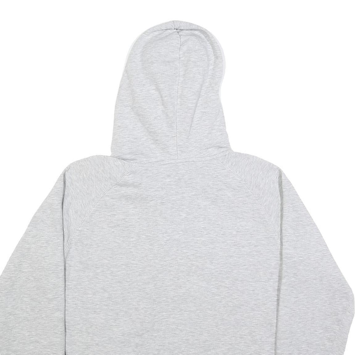 THE NORTH FACE Womens Grey Hoodie L Cotton Blend Casual Pullover Sweatshirt