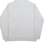 THE NORTH FACE Womens Grey Hoodie L Cotton Blend Casual Pullover Sweatshirt