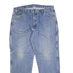 DICKIES Mens Relaxed Blue Denim Regular Straight Jeans W36 L30 Workwear