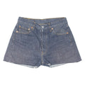 LEVI'S 501 Cut-Off Womens Denim Shorts Blue M W29