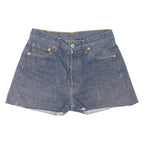 LEVI'S 501 Cut-Off Womens Denim Shorts Blue M W29