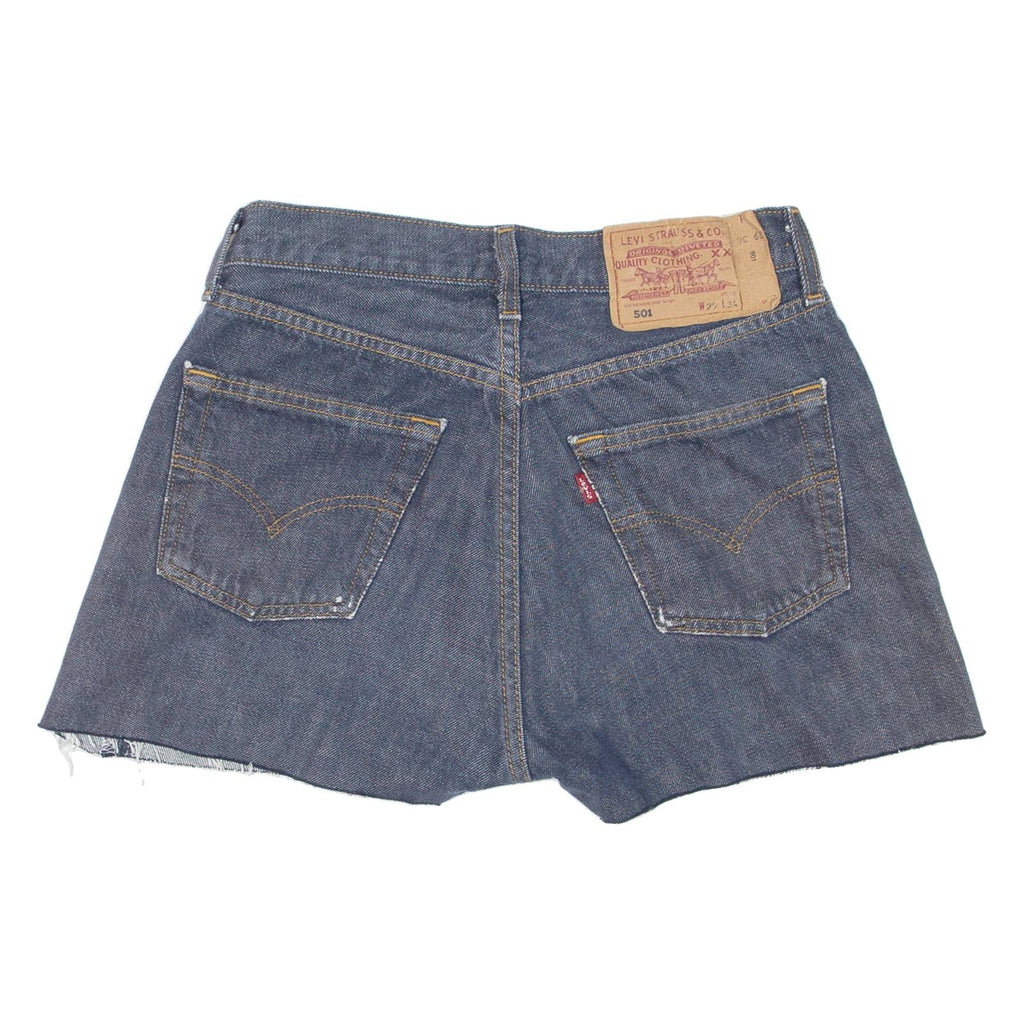LEVI'S 501 Cut-Off Womens Denim Shorts Blue M W29