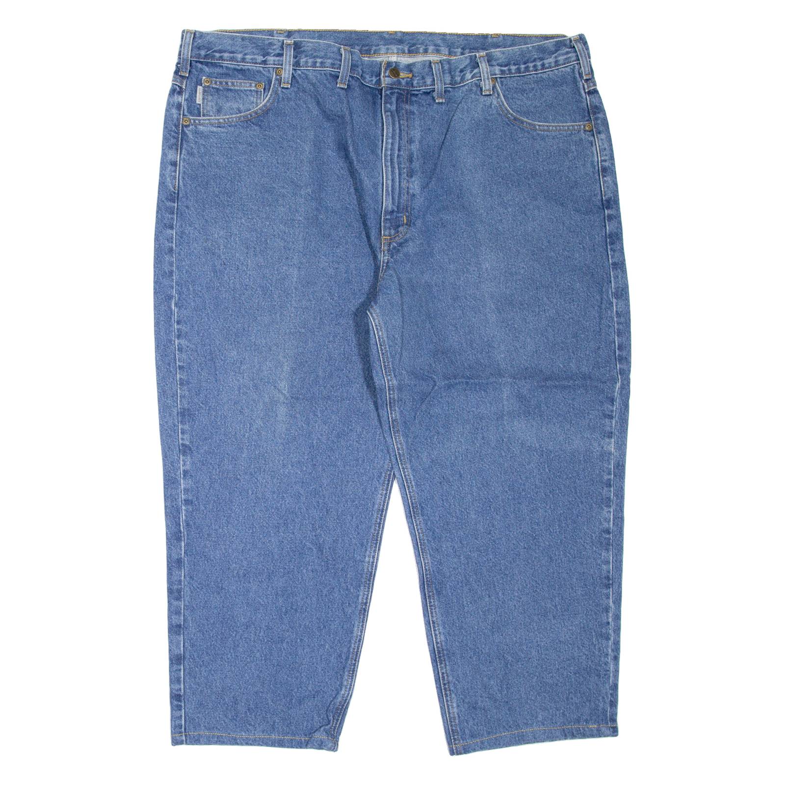 CARHARTT Workwear Mens Jeans Blue Relaxed Tapered W46 L28