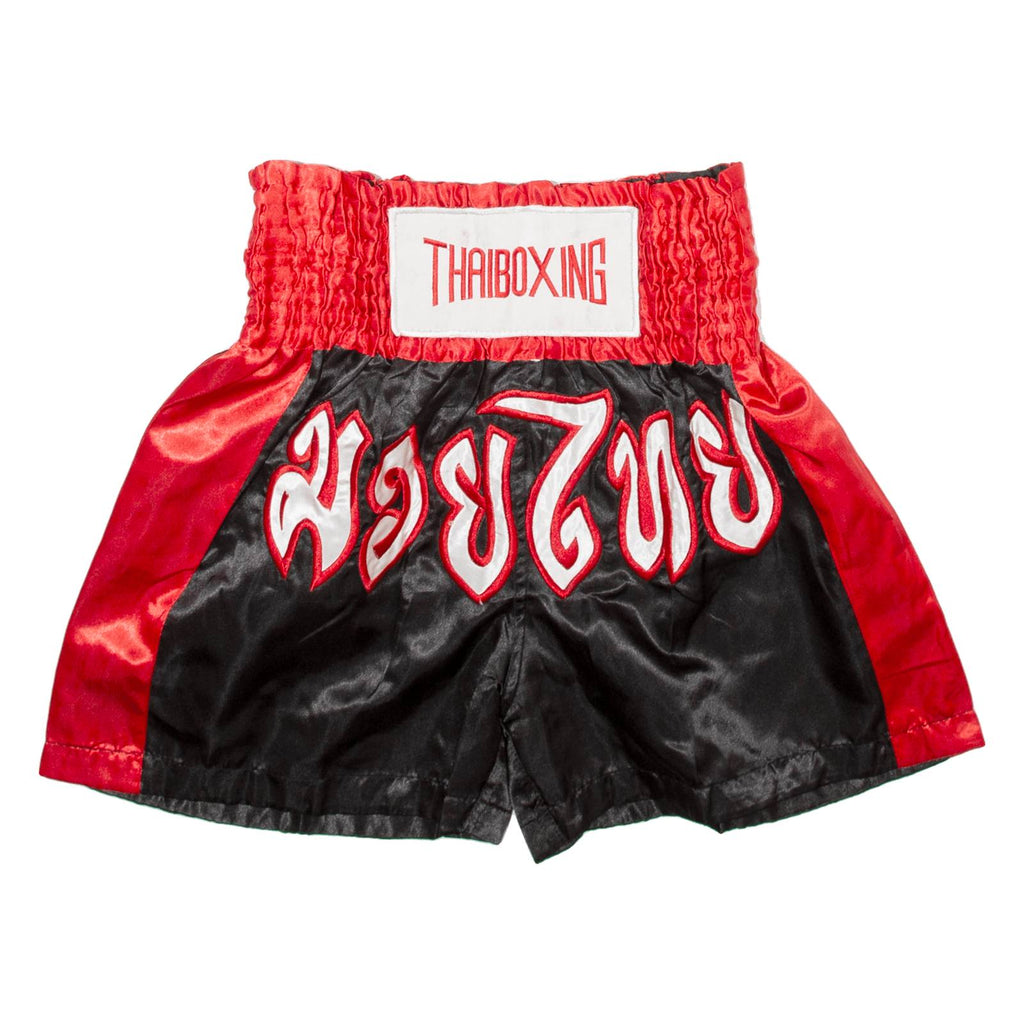 THAI BOXING Mens Sports Shorts Red Colourblock XS W26