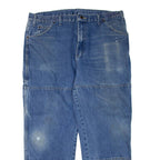DICKIES Mens Jeans Blue Regular Straight W38 L30