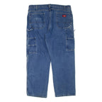 DICKIES Mens Jeans Blue Regular Straight W38 L30