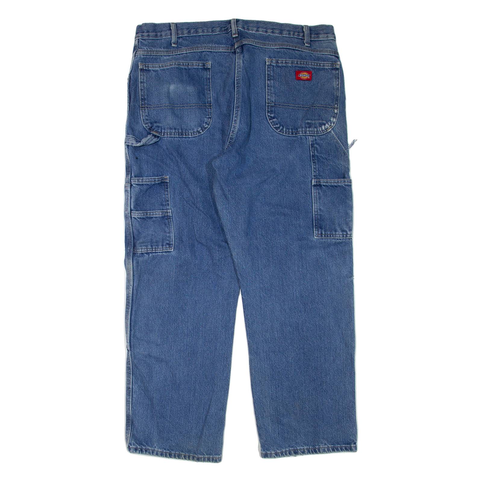 DICKIES Mens Jeans Blue Regular Straight W38 L30
