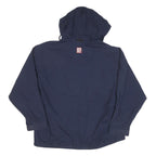CHAPS RALPH LAUREN Mens Navy Bomber Jacket M Polyester Blend Zip Hooded