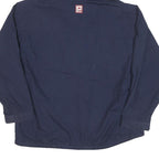 CHAPS RALPH LAUREN Mens Navy Bomber Jacket M Polyester Blend Zip Hooded