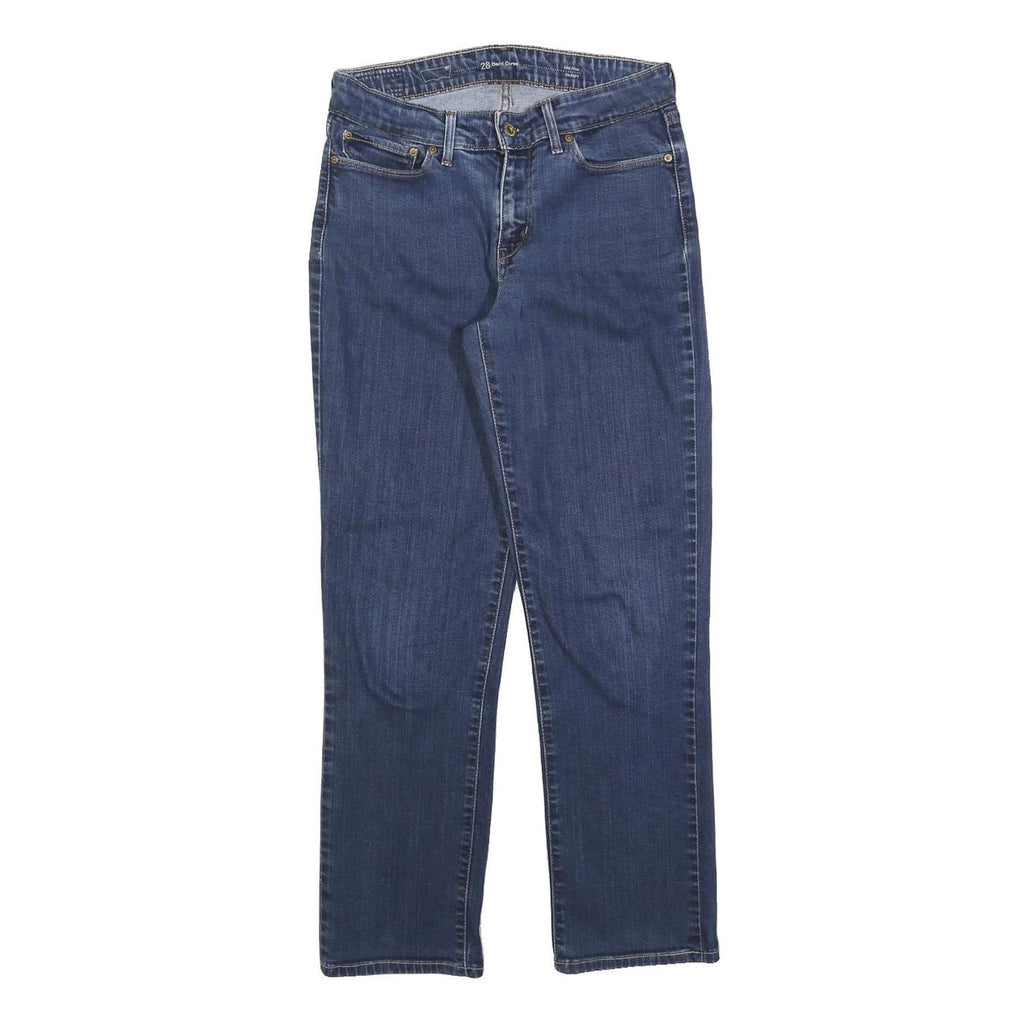 LEVI'S Womens Regular Fit Blue Denim Jeans Cotton Blend W28 L27 Classic Zip