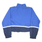 REEBOK Womens Blue & Navy Zip Jacket M Nylon Casual Sportswear