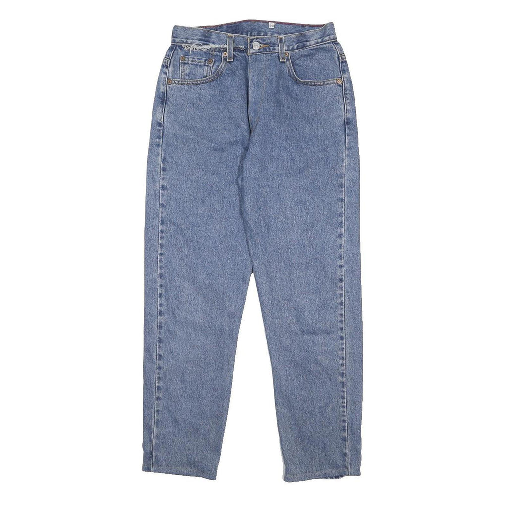 LEVI'S Womens Regular Blue Denim Cotton Jeans W28 L26 Classic Style Zip Closure