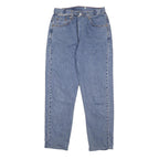 LEVI'S Womens Regular Blue Denim Cotton Jeans W28 L26 Classic Style Zip Closure