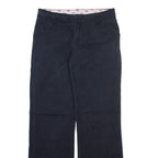 DICKIES Womens Trousers Grey Relaxed Straight W30 L30