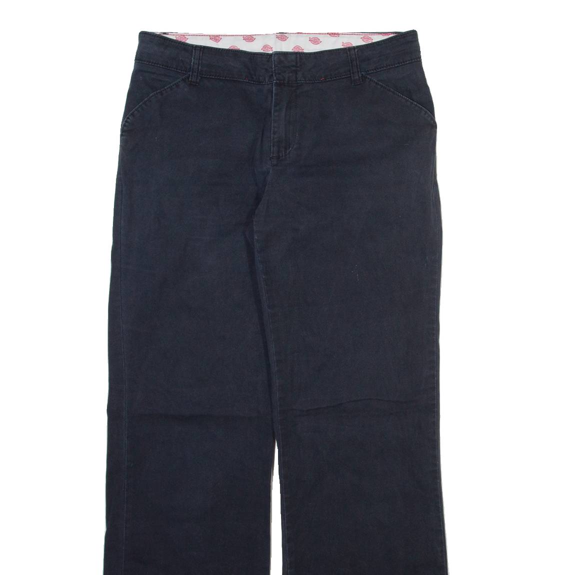 DICKIES Womens Trousers Grey Relaxed Straight W30 L30