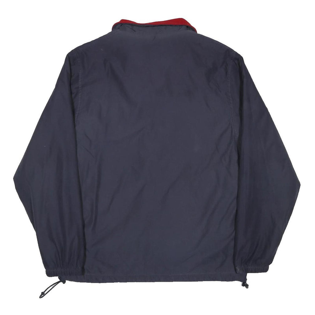 CHAPS RALPH LAUREN Mens Navy & Red Zip Jacket M Polyester Blend Casual