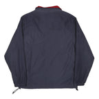 CHAPS RALPH LAUREN Mens Navy & Red Zip Jacket M Polyester Blend Casual