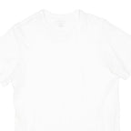 CALVIN KLEIN Mens White Modern T-Shirt M Short Sleeve Crew Neck Minimal Branding