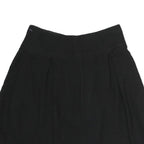 MAX MARA Womens Black Cotton Skater Short Skirt M Elegant Minimalist Casual