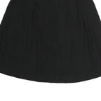 MAX MARA Womens Black Cotton Skater Short Skirt M Elegant Minimalist Casual