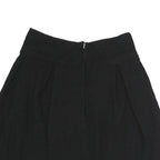 MAX MARA Womens Black Cotton Skater Short Skirt M Elegant Minimalist Casual