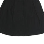 MAX MARA Womens Black Cotton Skater Short Skirt M Elegant Minimalist Casual