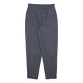 BIANCA Womens Wool Blend Grey Check Regular Fit Straight Trousers W28 L28