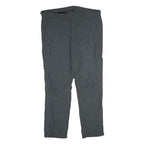 SALEWA Mens Nylon Dark Grey Regular Fit Cargo Trousers W44 L36 Outdoor Zip