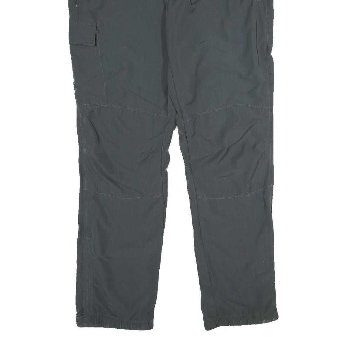 SALEWA Mens Nylon Dark Grey Regular Fit Cargo Trousers W44 L36 Outdoor Zip