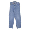 LEVI'S Wedgie Big E Womens Jeans Blue Regular Straight Denim Light W25 L28