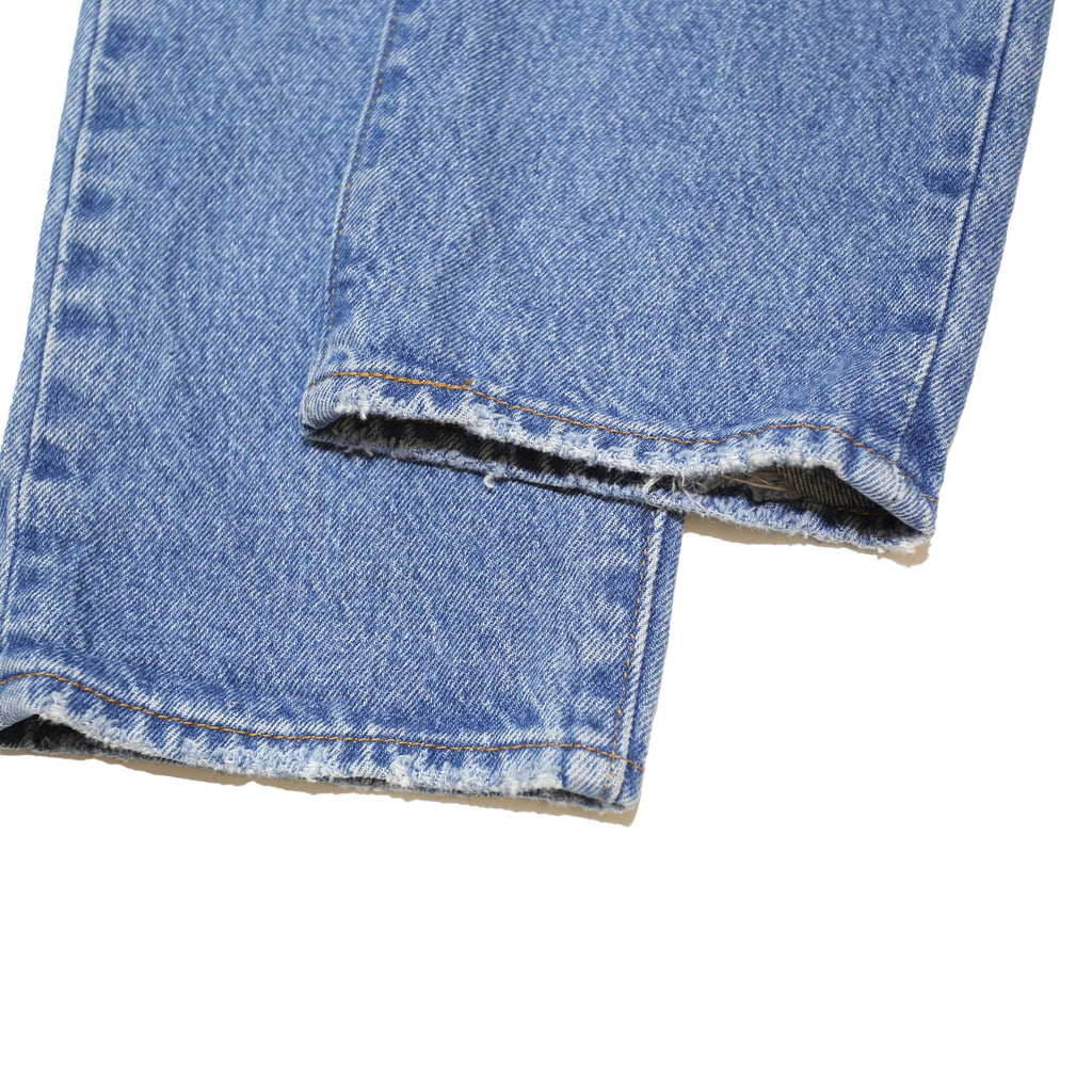 LEVI'S Wedgie Big E Womens Jeans Blue Regular Straight Denim Light W25 L28
