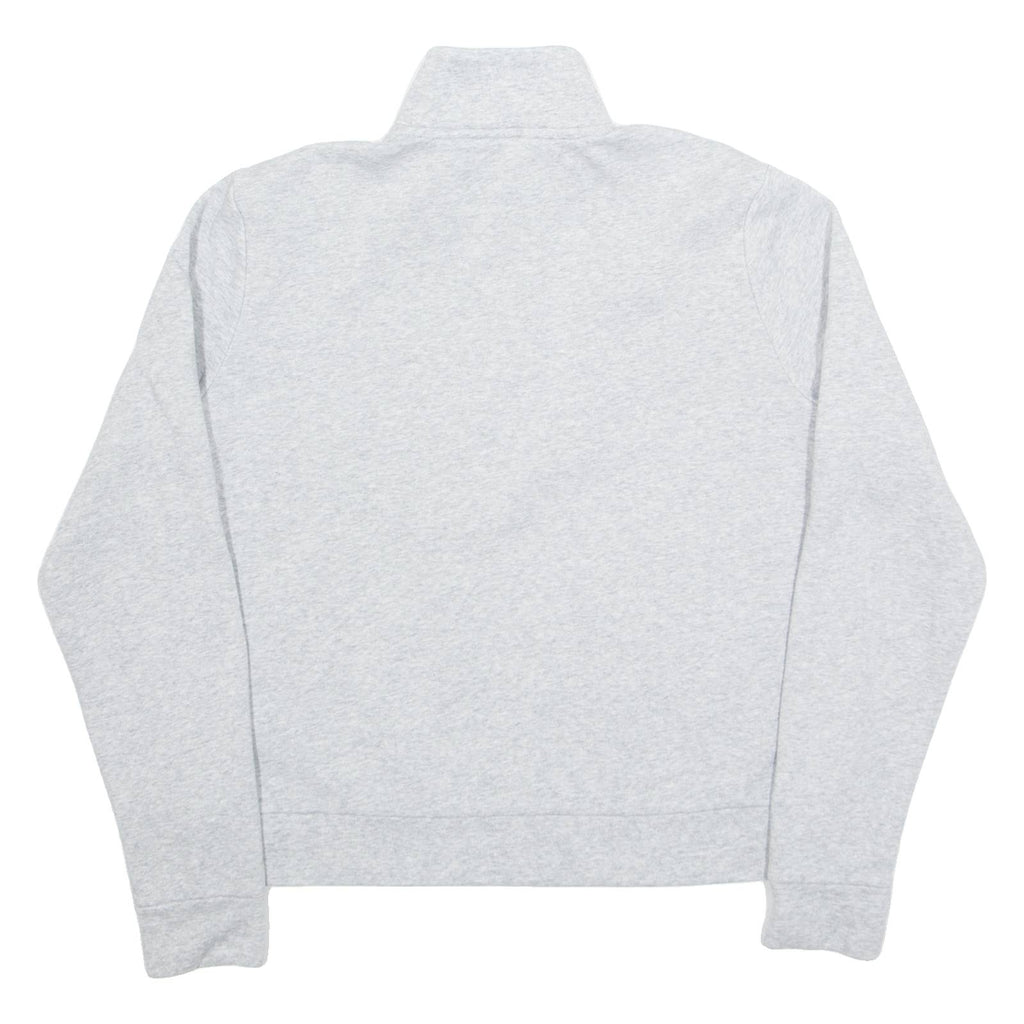 PUMA Womens Sweatshirt Grey 1/4 Zip M