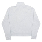 PUMA Womens Sweatshirt Grey 1/4 Zip M