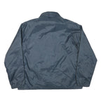 CHALK LINE Mens Blue Rand McNally Coach Jacket L Polyester Blend Button Closure