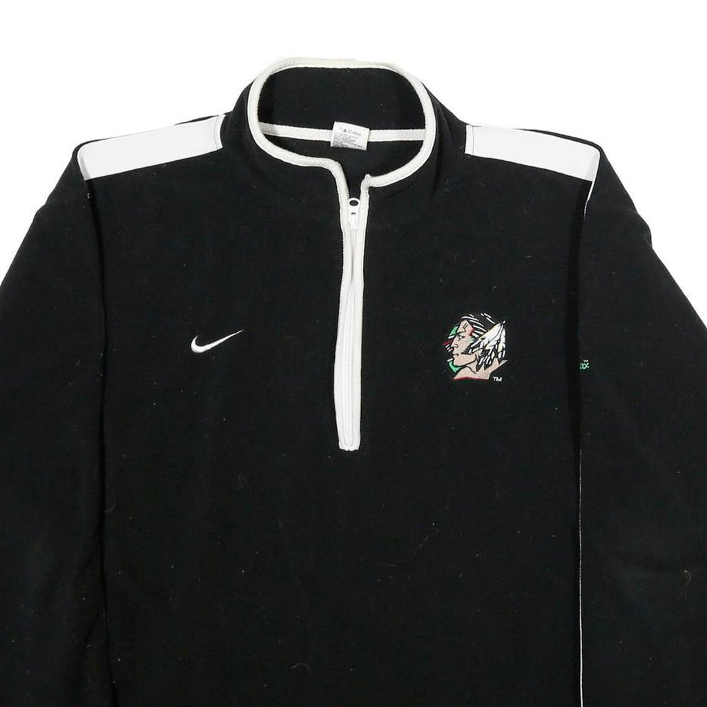 NIKE Mens Black & White Patterned Pullover Jumper 2XL Polyester Sportswear