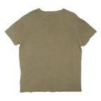 POLO RALPH LAUREN Mens Green Cotton Blend T-Shirt L Short Sleeve Crew Neck Logo