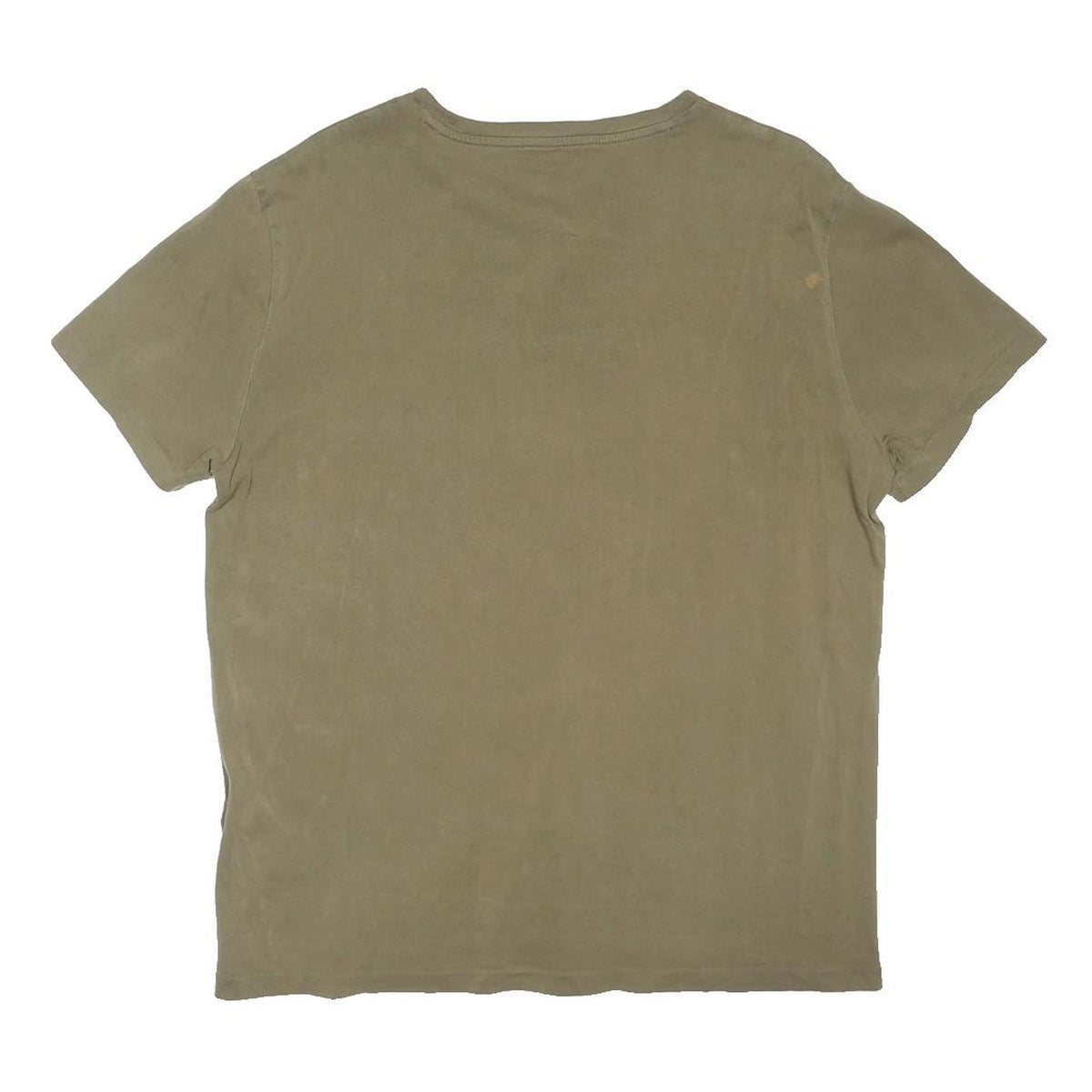 POLO RALPH LAUREN Mens Green Cotton Blend T-Shirt L Short Sleeve Crew Neck Logo