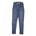 LEVI'S Womens Slim Blue Denim Light Wash Jeans W23 L28 Stretch Cotton Blend