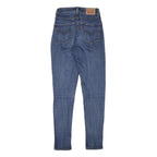 LEVI'S Womens Slim Blue Denim Light Wash Jeans W23 L28 Stretch Cotton Blend