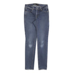 LEVI'S Womens Jeans Blue Slim Skinny Denim Medium W26 L29 Stretch Zip