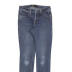 LEVI'S Womens Jeans Blue Slim Skinny Denim Medium W26 L29 Stretch Zip