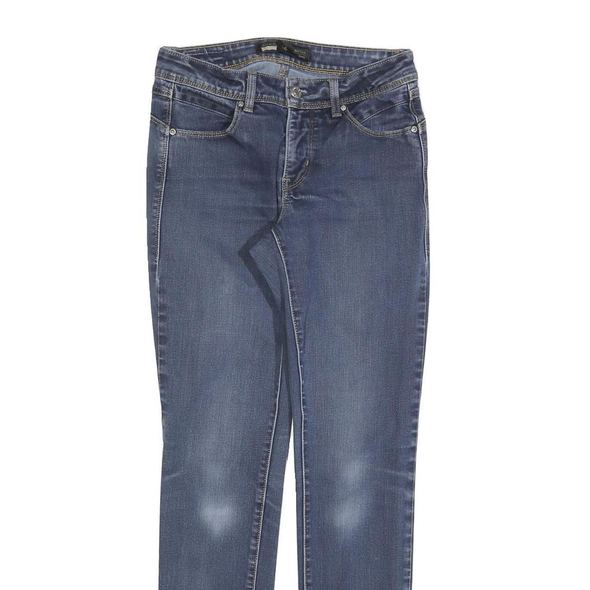 LEVI'S Womens Jeans Blue Slim Skinny Denim Medium W26 L29 Stretch Zip