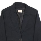 PENDLETON Womens Black Wool Tailored Jacket S Button Closure Plain Classic