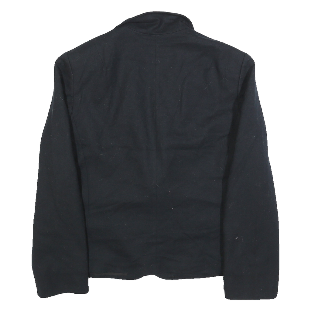 PENDLETON Womens Black Wool Tailored Jacket S Button Closure Plain Classic