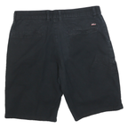 DICKIES Mens Black Cotton Blend Casual Shorts M W32 Classic Fit Workwear