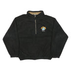 ENGLISH BAY Mens Black Plain Pullover Jumper Crew Neck Polyester Blend L Casual