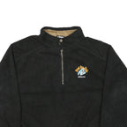 ENGLISH BAY Mens Black Plain Pullover Jumper Crew Neck Polyester Blend L Casual