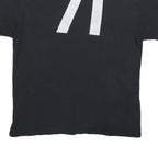 2PAC Mens Black Tupac Graphic T-Shirt L Short Sleeve Crew Neck Music Rap