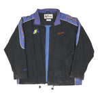 CHASE AUTHENTICS Mens Black & Blue Labonte Racing Jacket 2XL Polyester Blend